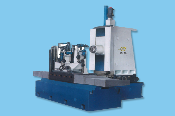 卧式(shi)單面數控镗銑(xǐ)專用機床